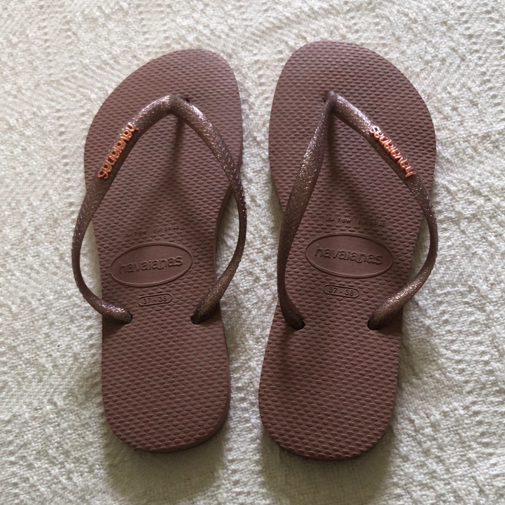 Havaianas Brown Flip Flops